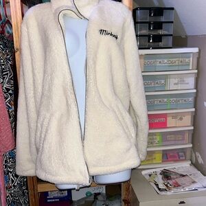 🎊Mickey Mouse white Christmas Zip up Jacket